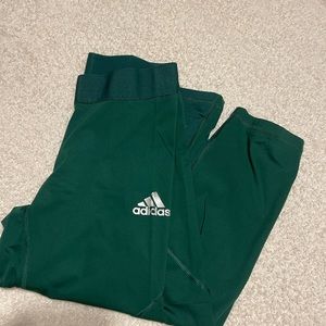 Green Adidas leggings